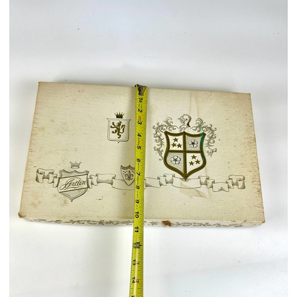 Vintage Artlin Fifth Avenue Embroidered Pillow Case Set Cream Lavender Flowers - Picture 6 of 8